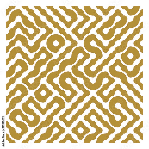 Obraz Color truchet tiling connections illustration