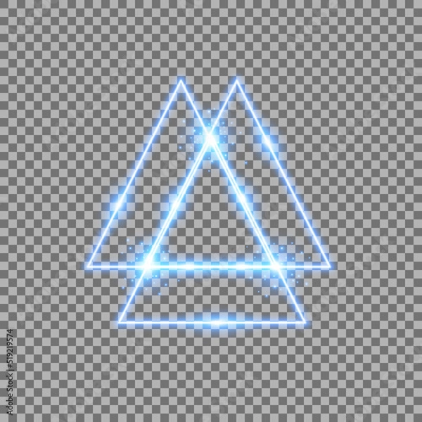 Obraz triangle light effect, laser