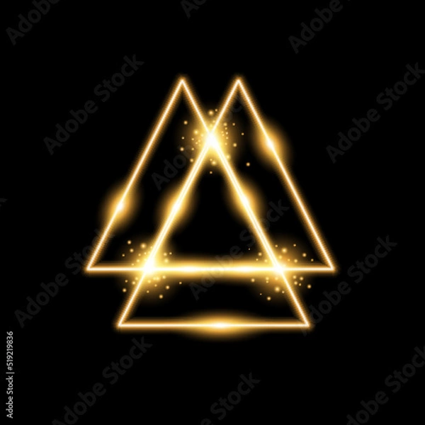 Obraz triangle light effect, laser