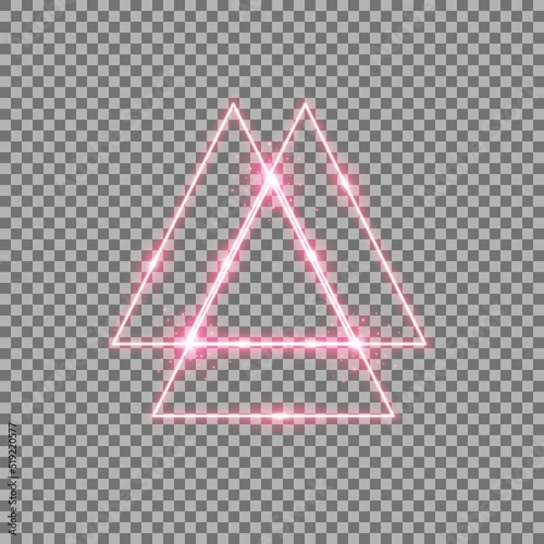 Fototapeta triangle light effect, laser