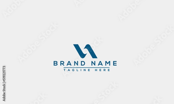 Obraz Logo design letter VA . Elegant modern. Vector template.