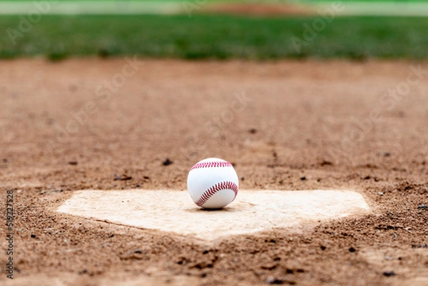 Obraz Home Plate Baseball