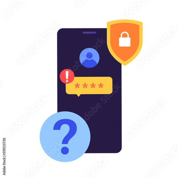 Fototapeta Forgot password question