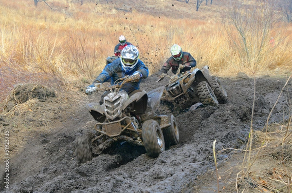 Obraz atv racing