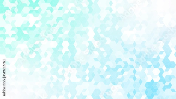 Fototapeta ダイヤのパターン背景素材，グリーンとブルーのグラデーション