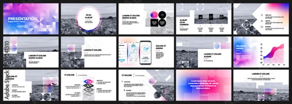 Fototapeta Elements for infographics on a white background. Presentation templates. Use in presentation, flyer and leaflet, corporate report, marketing, advertising, annual report, banner.	