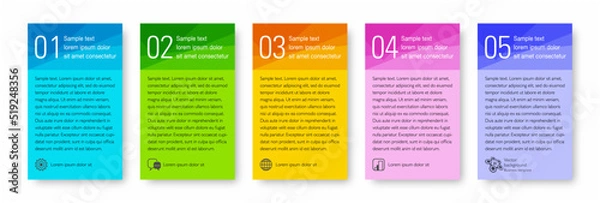 Fototapeta Banner and heading design. Vector graphics.