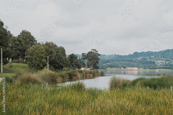 Obraz landscape with lake
