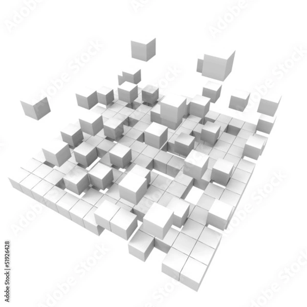 Fototapeta cube background