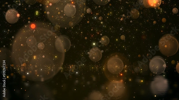 Fototapeta Gold particles award elegant abstract background.