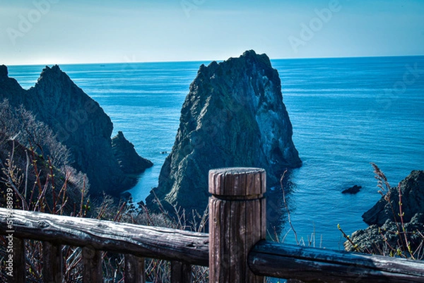 Obraz 北海道　積丹半島・神威岬