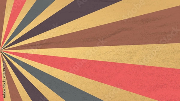 Obraz Old vintage sunburst rays background