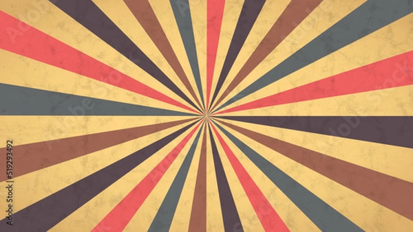 Obraz Old vintage sunburst rays background