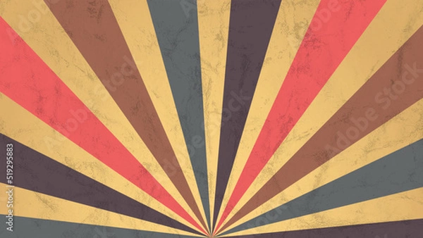 Obraz Old vintage sunburst rays background