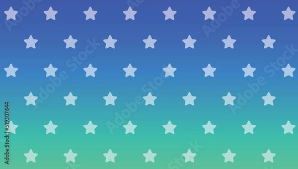 Fototapeta 16:9 グラデーション背景素材　星　夜空