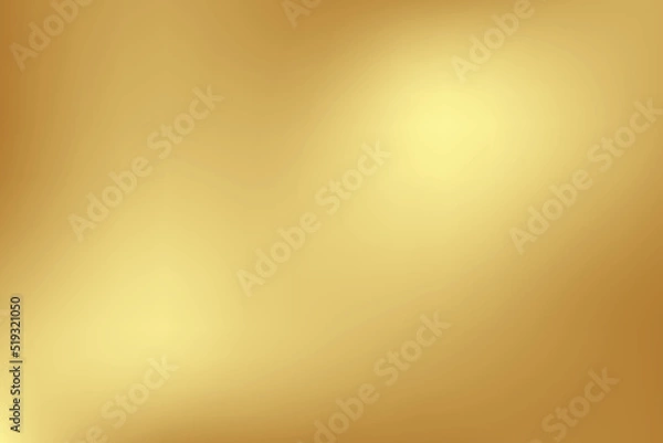 Fototapeta Gold abstract blurred gradient background. Vector illustration.