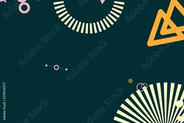 Obraz Geomeric colorful shapes. Modern business abstract cover design