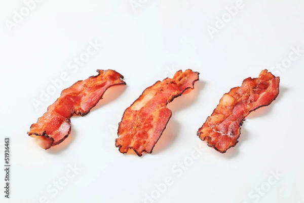Obraz Fried bacon strips
