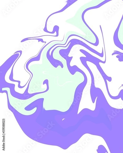 Fototapeta two colors of green and purple in one background