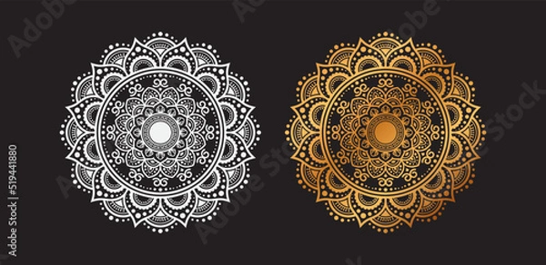 Obraz Ornamental Geometric luxury mandala pattern vector design 