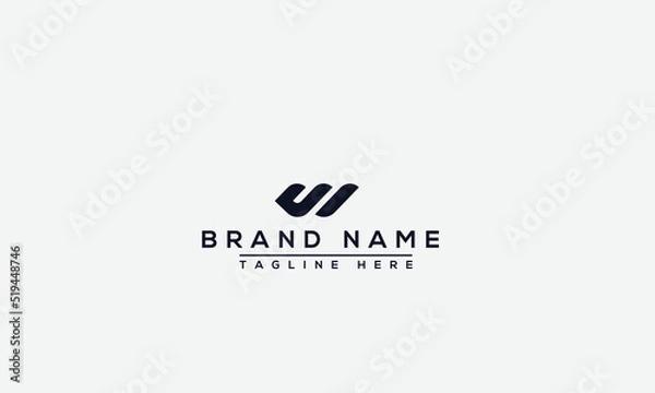 Obraz Logo design letter W . Elegant modern. Vector template.