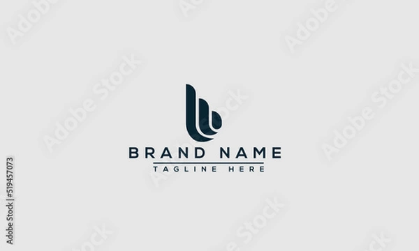 Obraz Logo design letter LB . Elegant modern. Vector template.