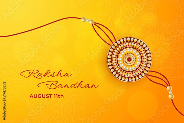 Obraz Hand drawn Raksha Bandhan concept
