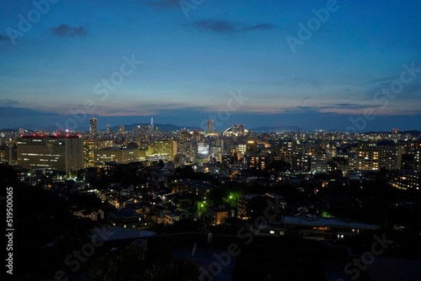 Fototapeta 福岡の夜景