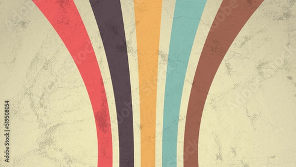 Fototapeta Old vintage lines background