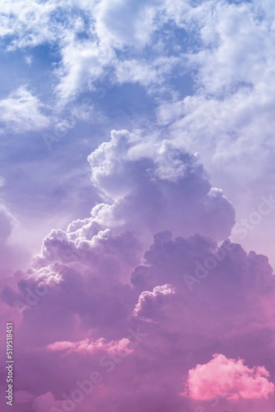 Obraz blue sky with clouds