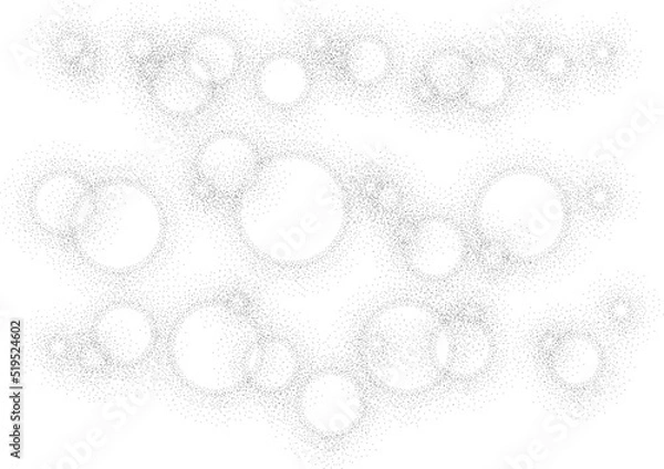 Obraz 漫画素材 点描の円(ver8)