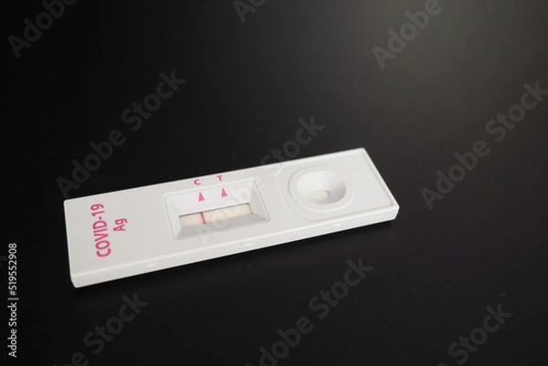 Fototapeta Test for Covid-19. Negative result