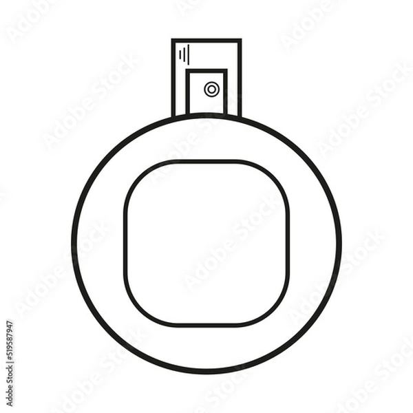 Obraz Perfume line icon. Bottle, flacon, spray illustration. Beauty care concept. Vector illustration of perfume bottle.
