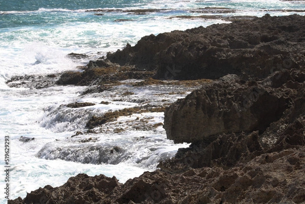 Fototapeta waves on the beach