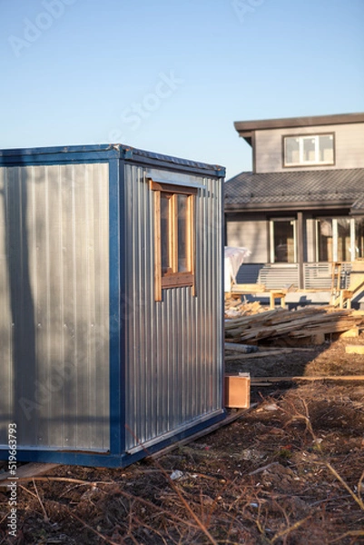 Fototapeta Change house in which workers may change their clothes or rest