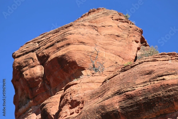 Fototapeta red rock formation