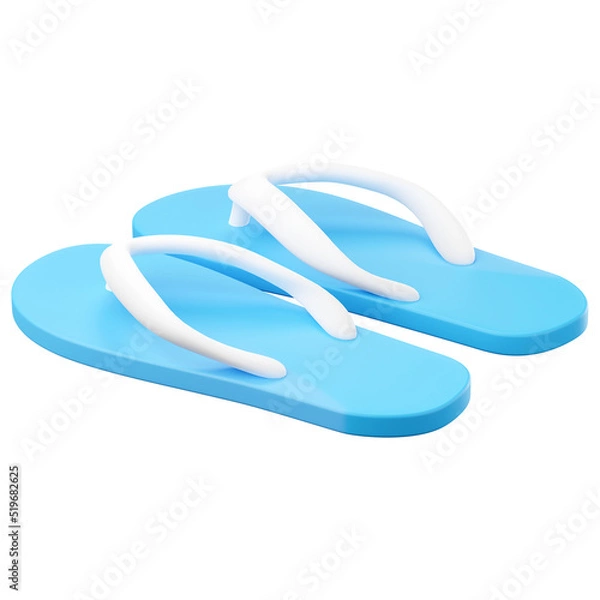 Fototapeta 3d icon flip flop