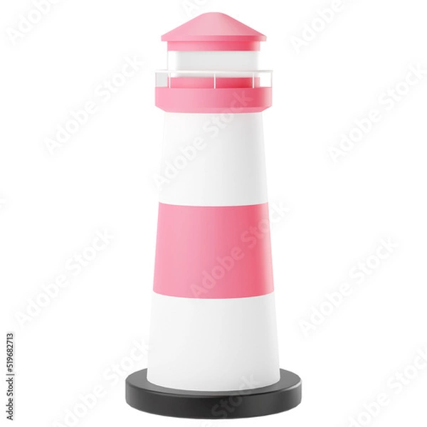 Fototapeta 3d icon lighthouse