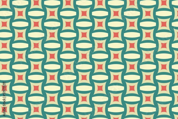 Fototapeta Geometric seamless pattern