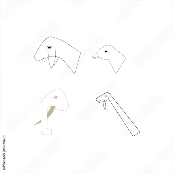 Obraz animal icon design vector symbol
