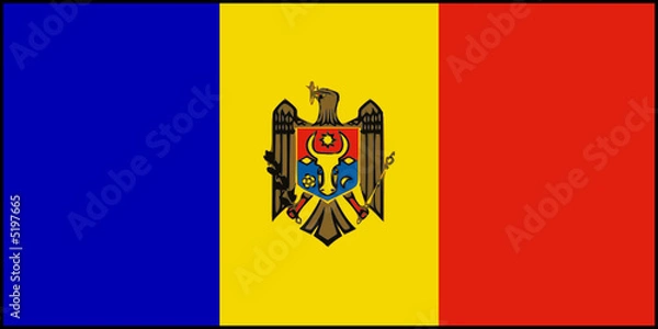 Obraz Drapeau de la Moldavie