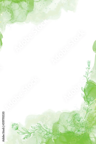 Obraz abstract green background