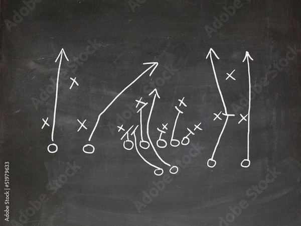 Obraz Strategia gry w piłkę nożną