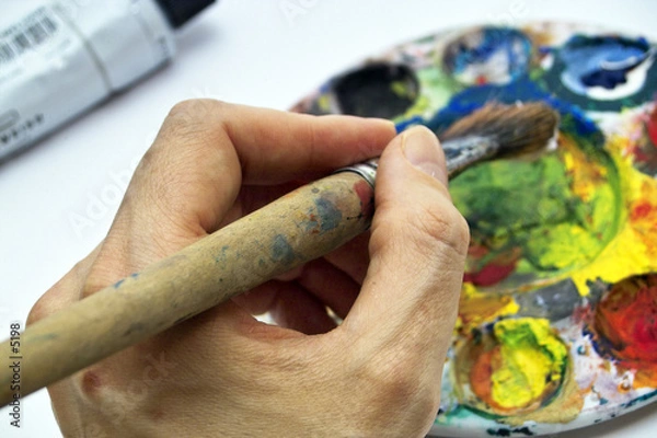Fototapeta main d'art