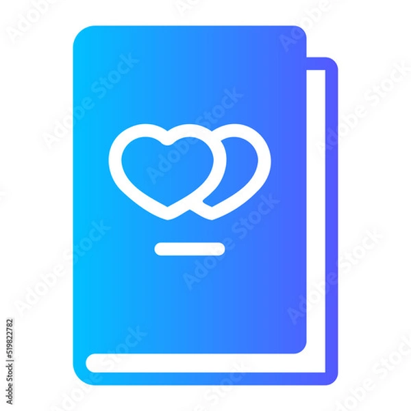 Fototapeta education gradient icon