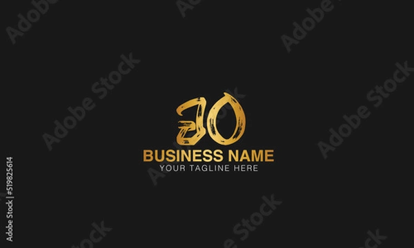 Obraz JO  initial logo | initial based abstract modern minimal creative logo, vector template image. luxury logotype logo, real estate homie logo. typography logo. initials logo.