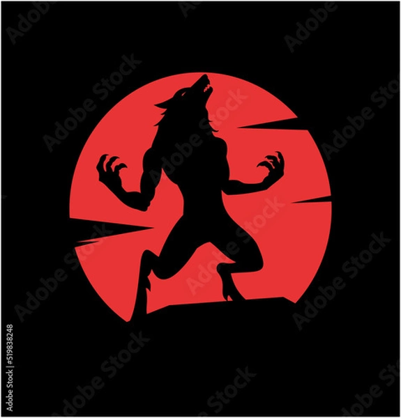 Obraz werewolf illustration