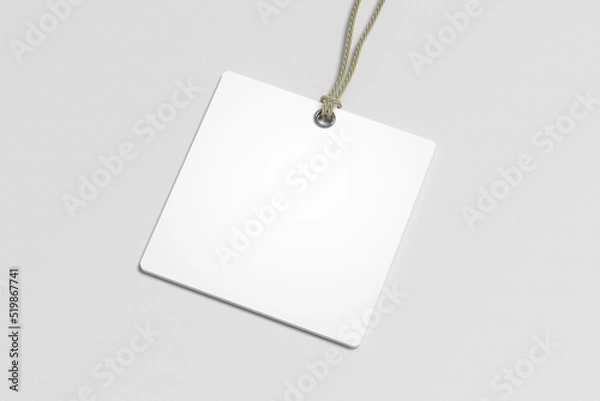 Obraz Square Lable Tag Mockup