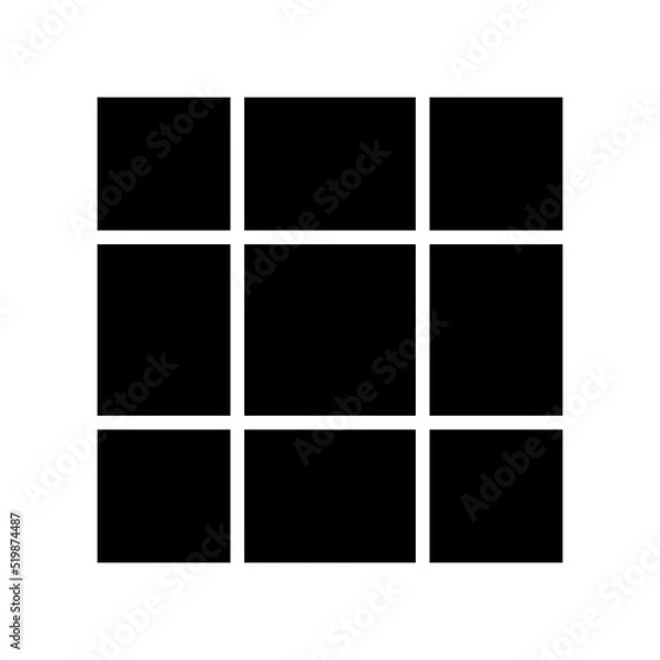Fototapeta layout icon or logo isolated sign symbol vector illustration - high quality black style vector icons
