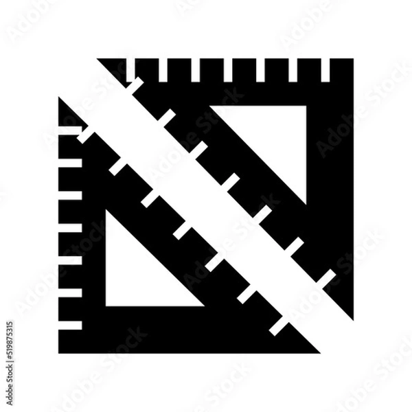Fototapeta protractor icon or logo isolated sign symbol vector illustration - high quality black style vector icons
